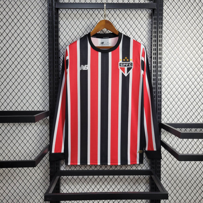 Camisa São Paulo Away 24/25 - New Balance Torcedor Manga Comprida