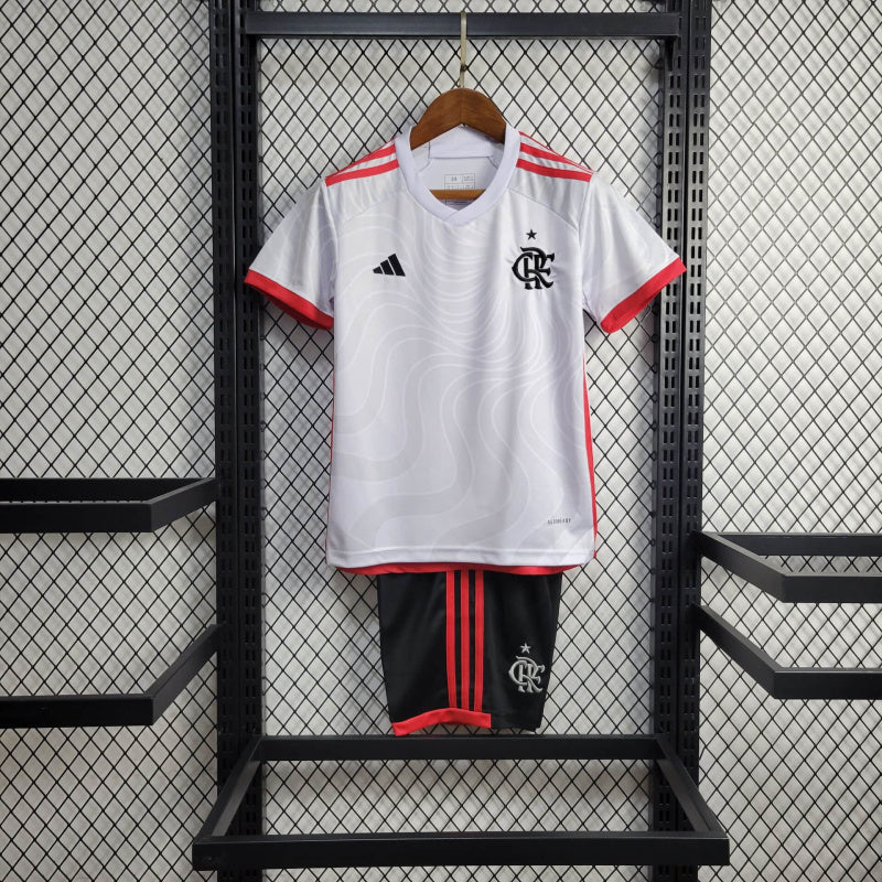 Kit Infantil Flamengo Away 24/25 - Adidas infantil