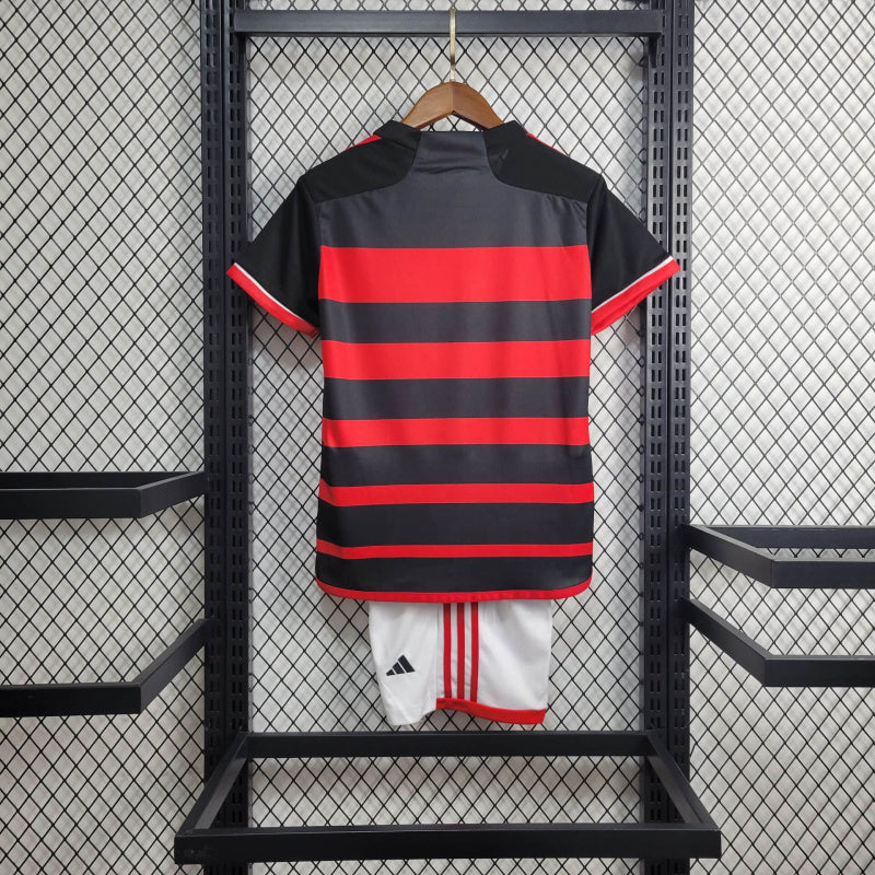 Kit Infantil Flamengo Home 24/25 - Adidas infantil