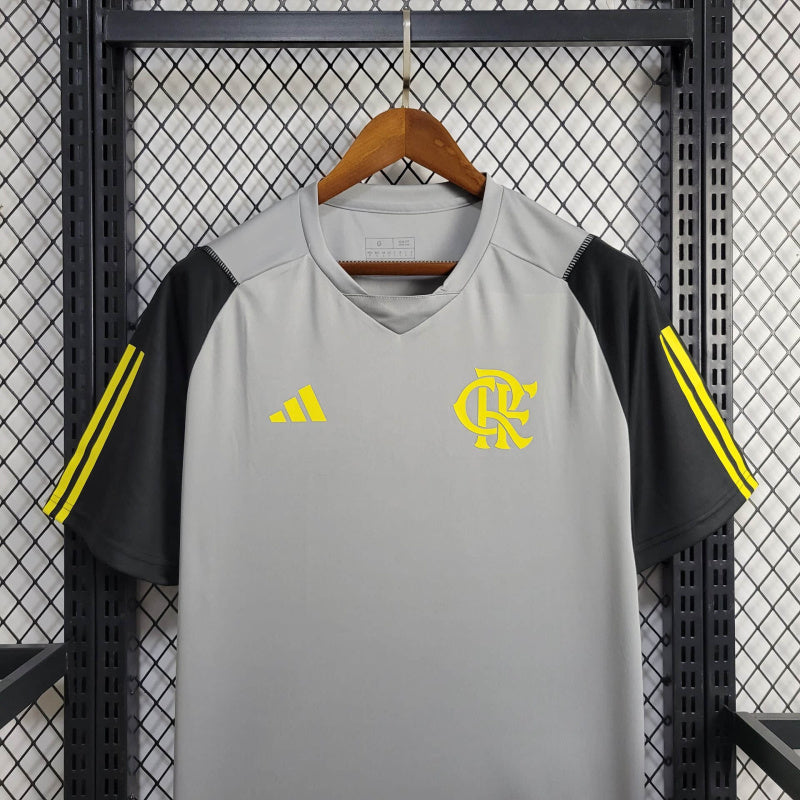 Camisa Flamengo Treino Cinza 24/25 - Adidas Versão Torcedor