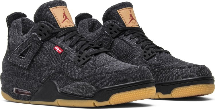 Levi's x Air Jordan 4 Retro 'Black Denim'