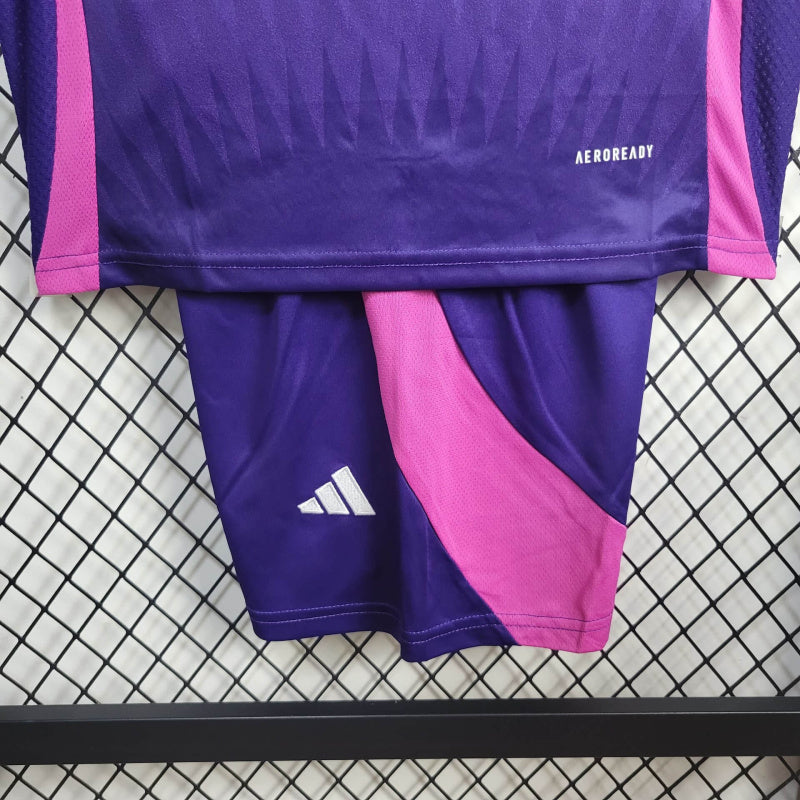 Kit Infantil Alemanha Away 24/25 - Adidas Infantil