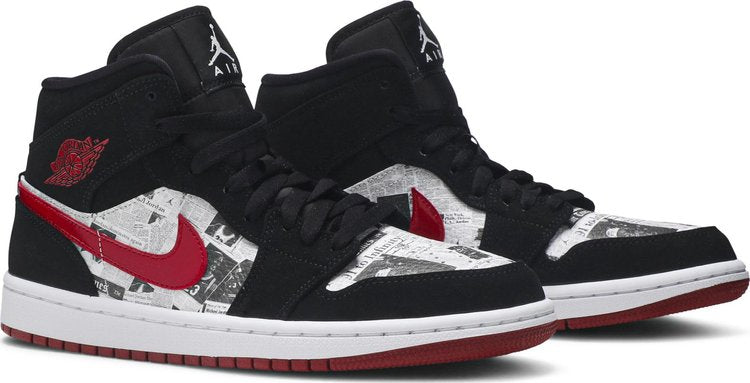 Nike Air Jordan 1 Mid SE 'Newspaper Air Times'