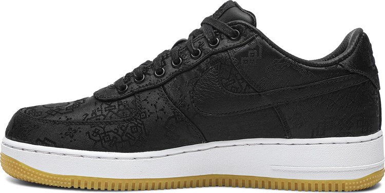 Fragment Design x CLOT x Air Force 1 'Black Silk'