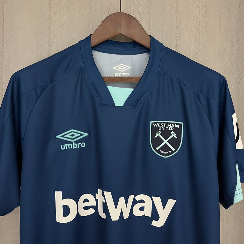 Camisa West Ham away 23/24 - Umbro Versão Torcedor Masculino