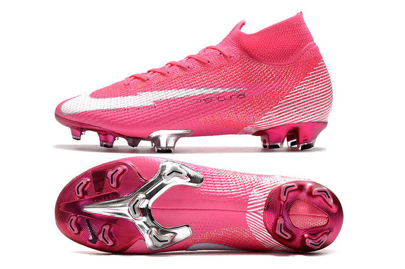 Chuteira Nike Mercurial Superfly 7 Elite Mbapp- Rosa FG