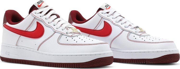 Nike Air Force 1 '07 'White University Red'