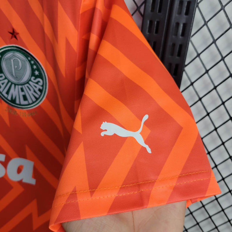 Camisa Palmeiras Goleiro Laranja 24/25 - Puma Torcedor Masculina