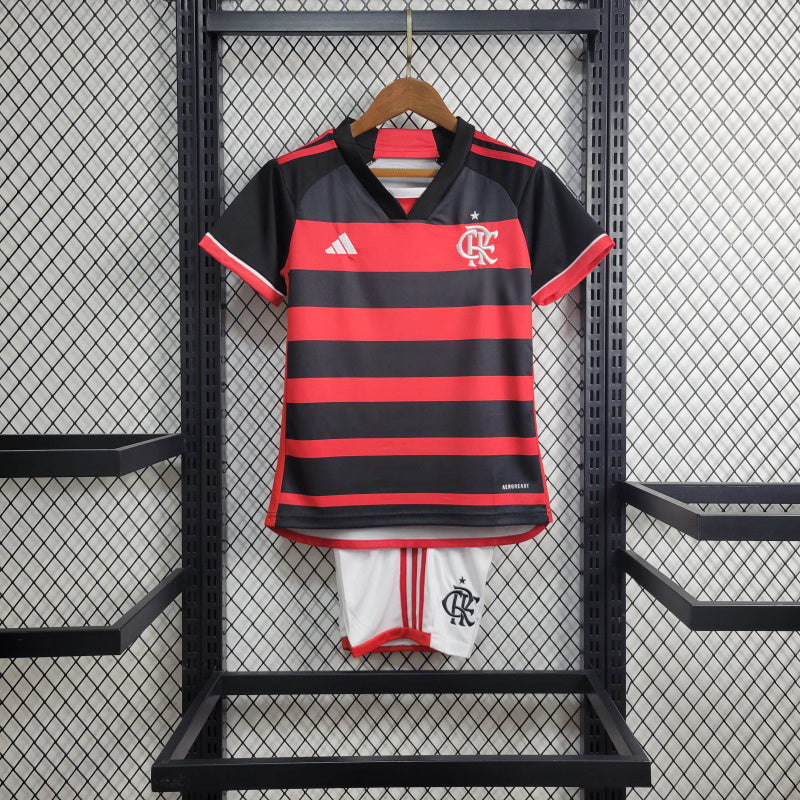 Kit Infantil Flamengo Home 24/25 - Adidas infantil