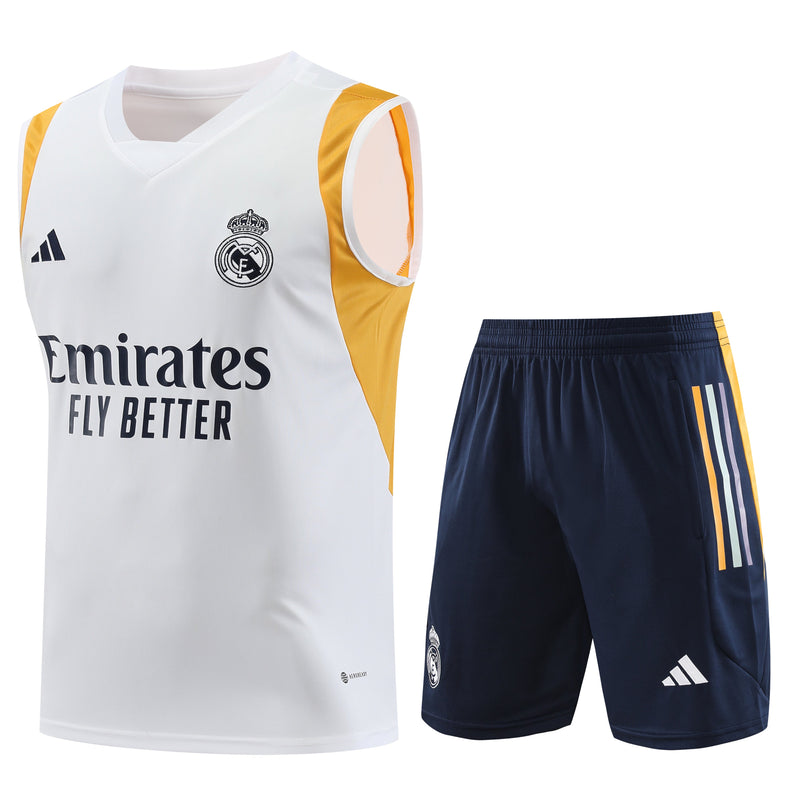 Conjunto de Treino Real Madrid 23/24 - Regata/Short