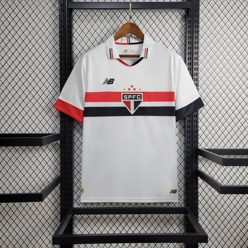 Camisa São Paulo Home 24/25 - New Balance Torcedor Masculina - Lançamento