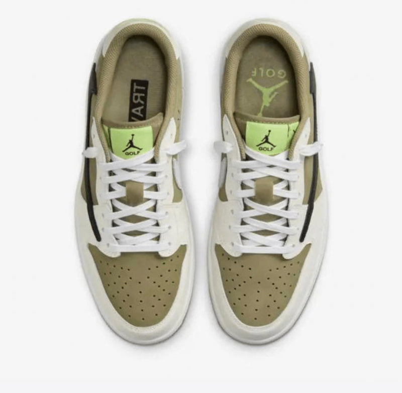 Travis Scott x Air Jordan 1 Low Golf Neutral Olive