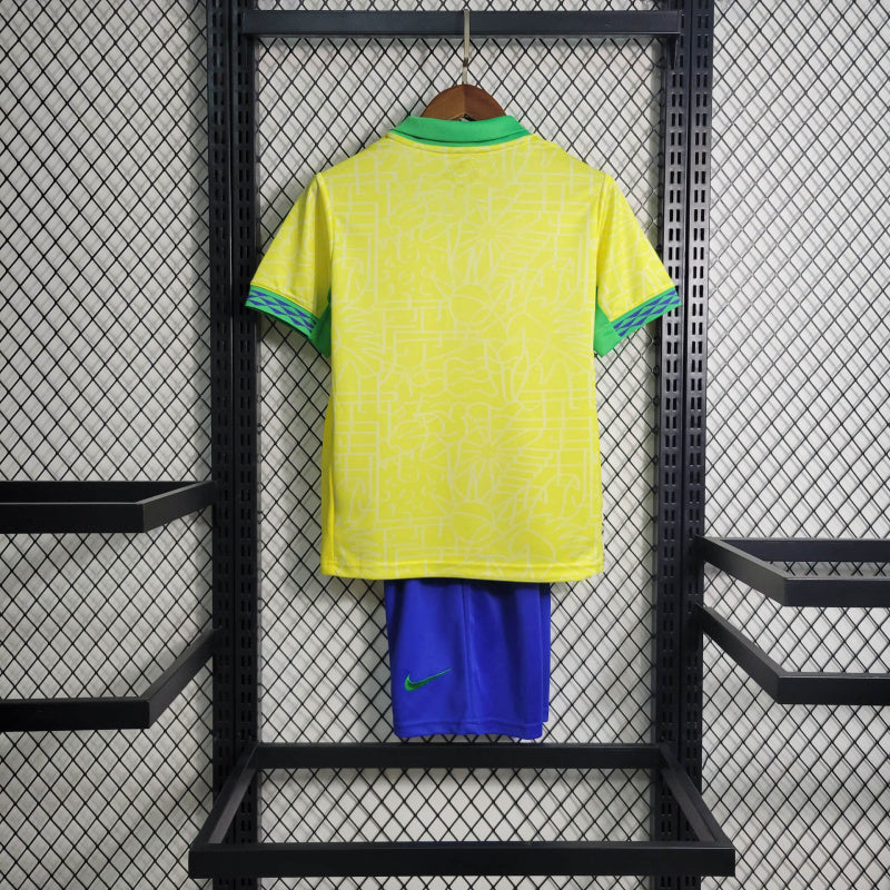 Kit Infantil Brasil Home 24/25 - Nike Infantil