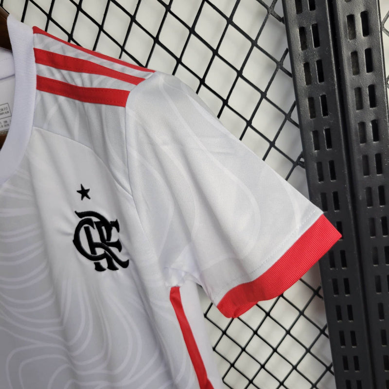 Kit Infantil Flamengo Away 24/25 - Adidas infantil