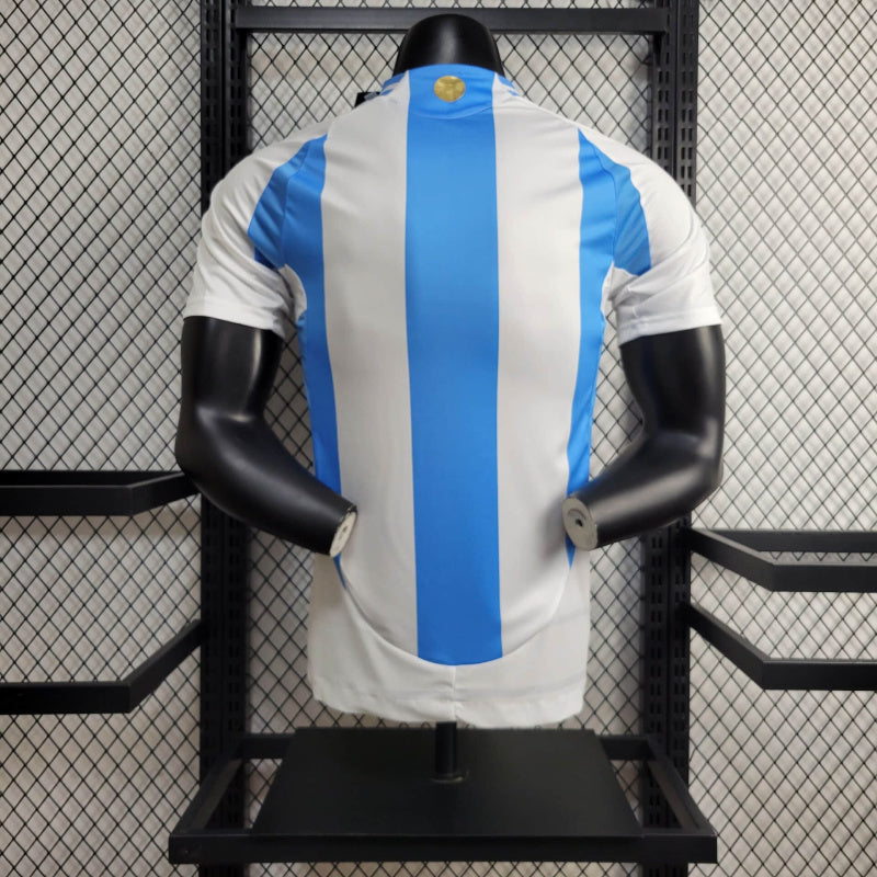 Camisa Argentina Home 24/25 - Adidas Versão Jogador + Pacth