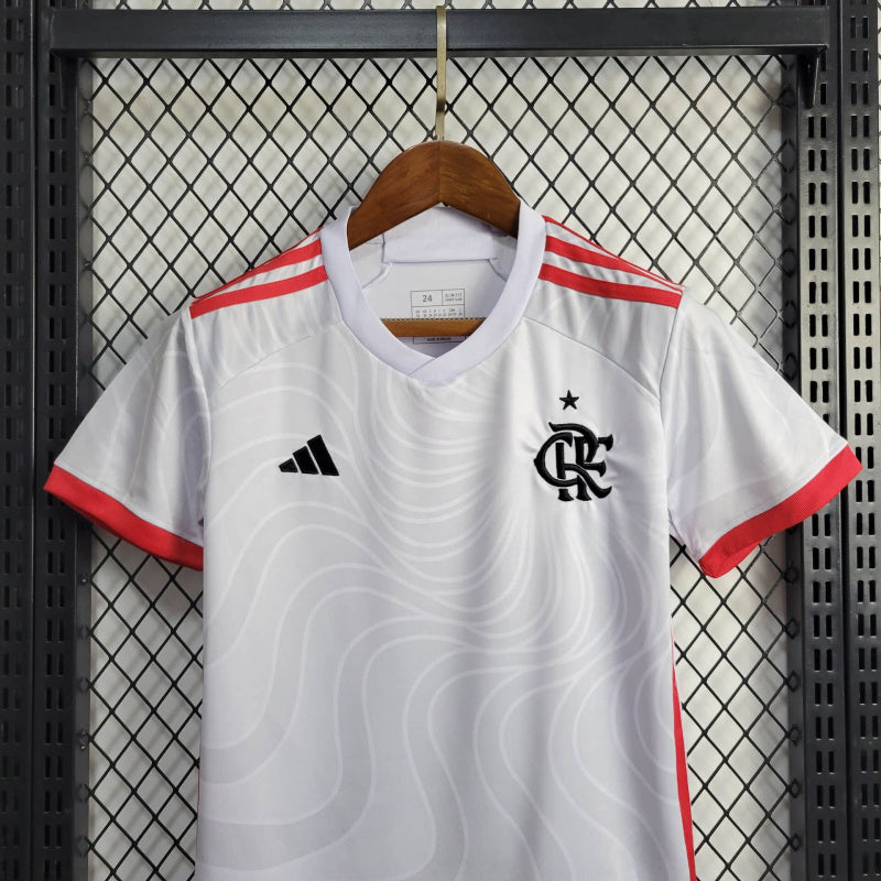 Kit Infantil Flamengo Away 24/25 - Adidas infantil