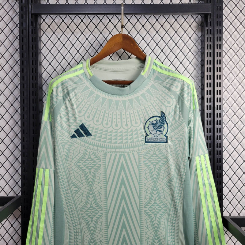 Camisa México Away 24/25 - Adidas Torcedor Manga Comprida