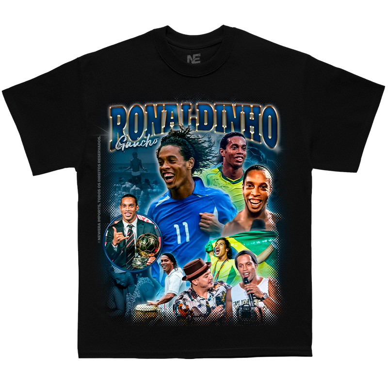 Camiseta Oversized - Ronaldinho Gaúcho