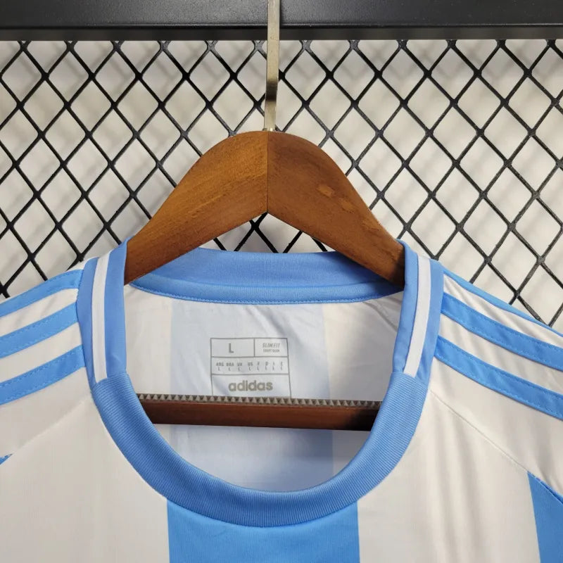 Argentina Home + Patch 24/25 - Adidas Torcedor Manga Comprida