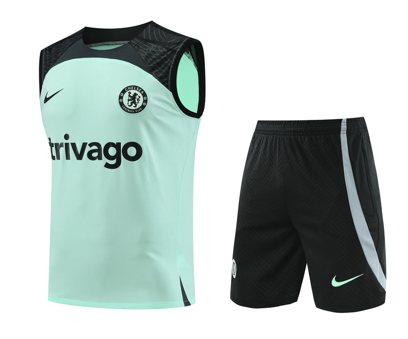 Conjunto de Treino Chelsea 23/24 - Regata/Short