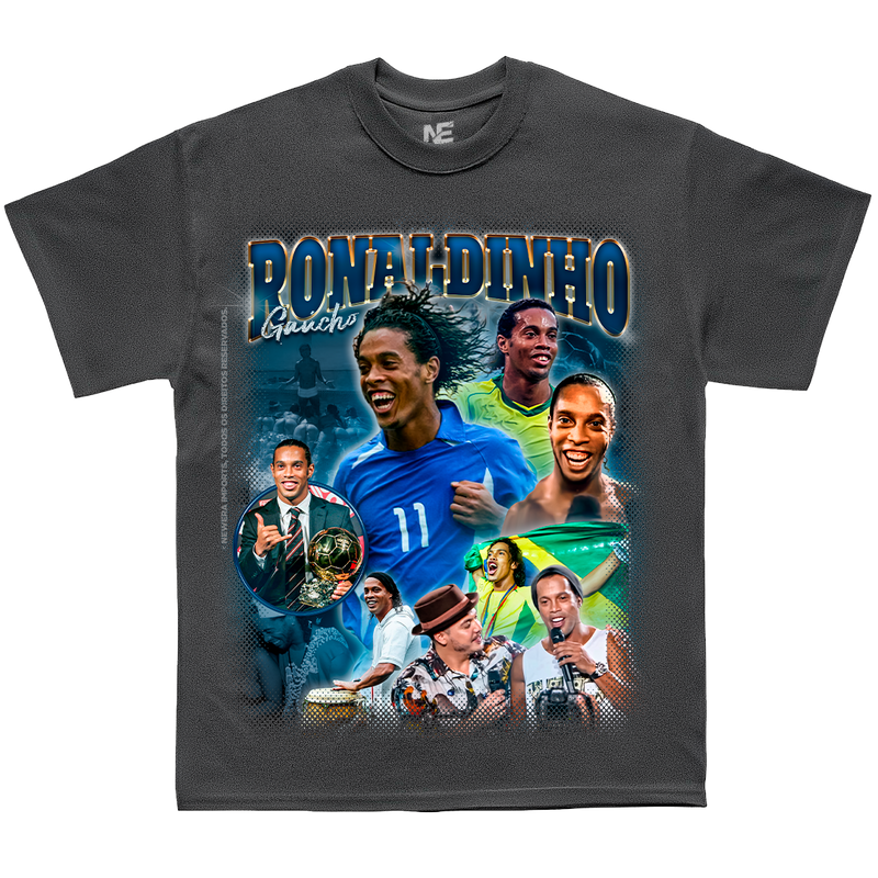 Camiseta Oversized - Ronaldinho Gaúcho