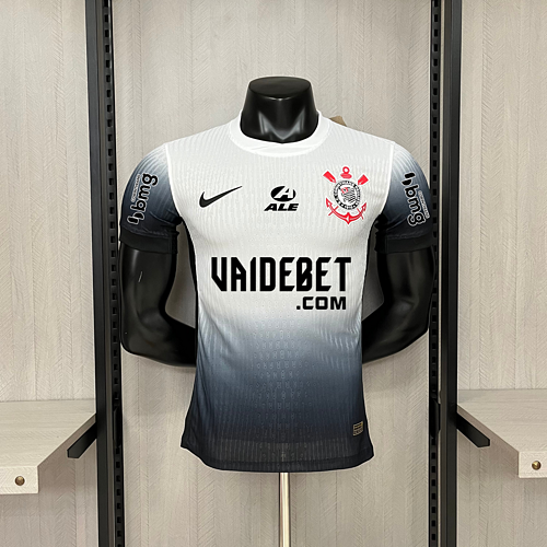 Camisa Corinthians Home + Patrocínio 24/25 -  Nike Jogador Masculina